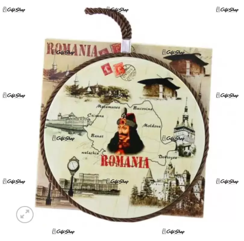 Suport oale din ceramica suvenir romania